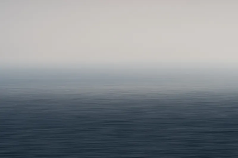 Mist, water, Pennance Point. 2020.